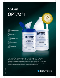 Toalhetes OPTIM 1 Wipes Coltene